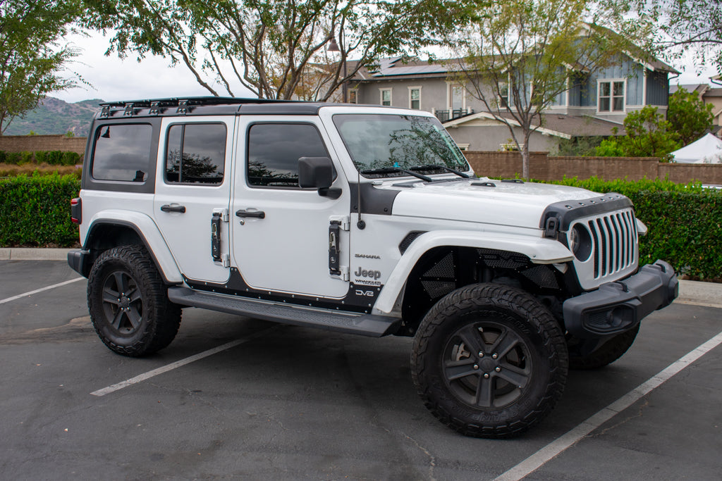 Jeep JL 4 Door Wrangler Half Roof Rack Wasteland Assembly – Zombie
