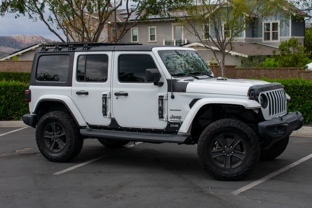 Jeep JL 4 Door Wrangler Half Roof Rack Assembly With HDRs – Zombie