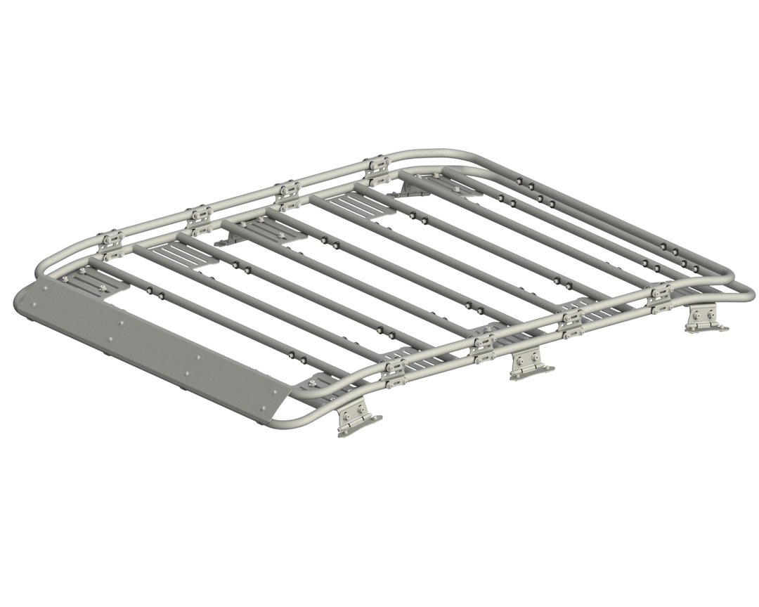 Dual Radius End Full Rack Assembly w/ DTRs - Raw Finish