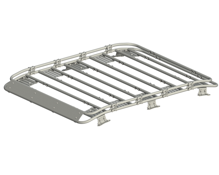 Dual Radius End Full Rack Assembly w/ DTRs - Raw Finish