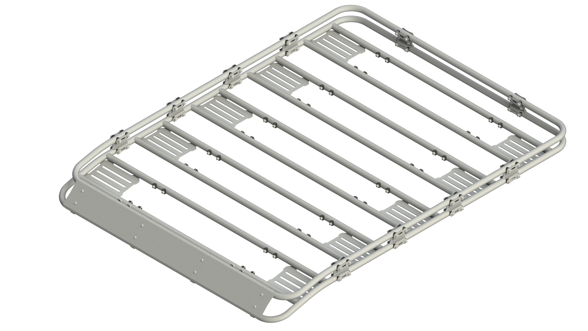 Radius End Full Rack Assembly w/ DTRs - Raw Finish – Zombie Racks