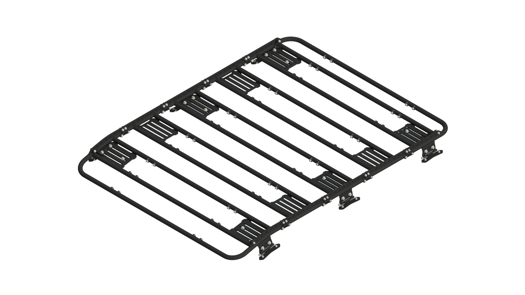Hdr Rack Backside Mesh Radius End Full Rack Assembly w/ HDRs – Zombie Racks