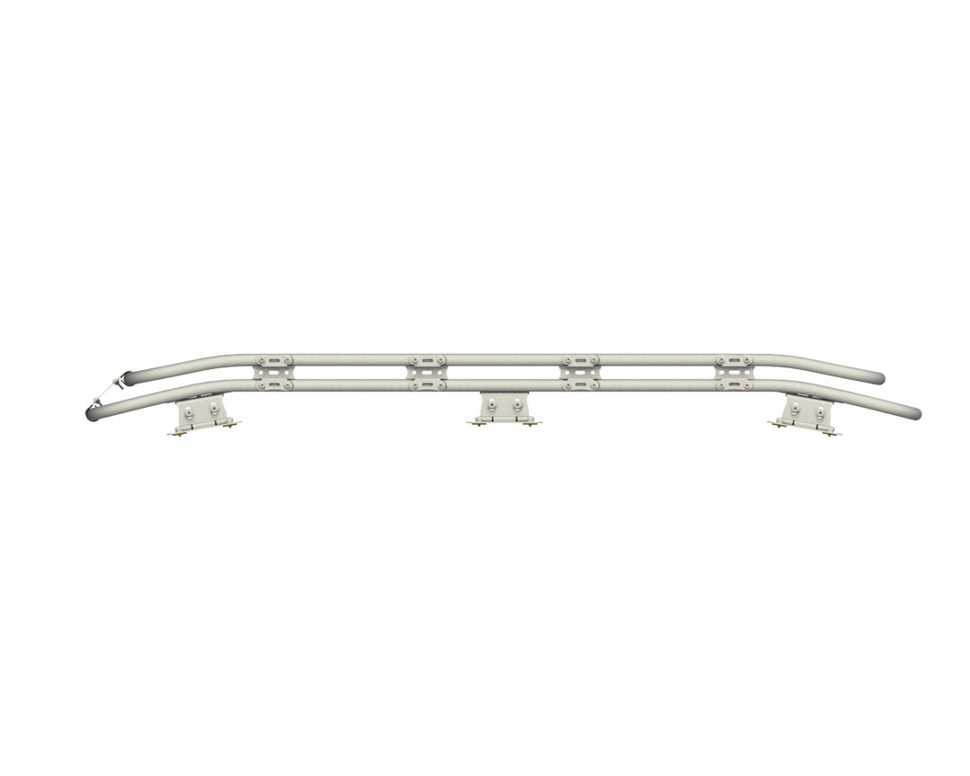 Dead End Racks Dual Radius End Full Rack Assembly w/ DTRs - Raw Finish – Zombie Racks