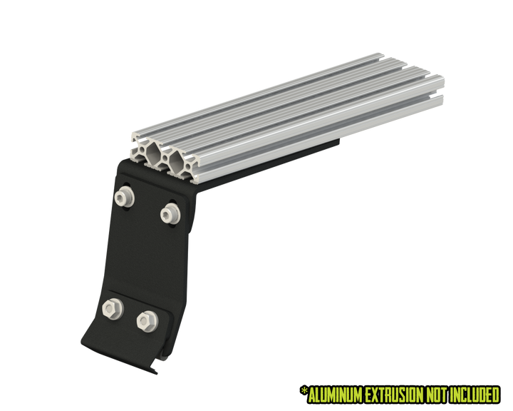 Rain Gutter Mount - Extra Tall 1030 Extrusion Assembly (Single)