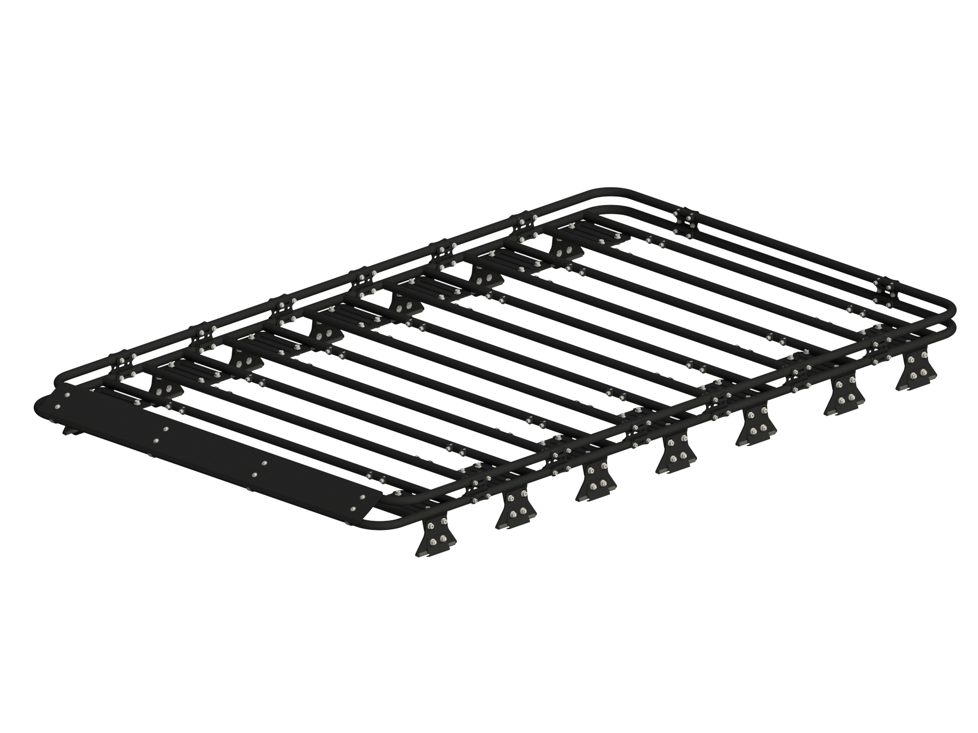 Jeep JL 4 Door Wrangler Full Roof Rack Assembly With Double Tap Rails ...