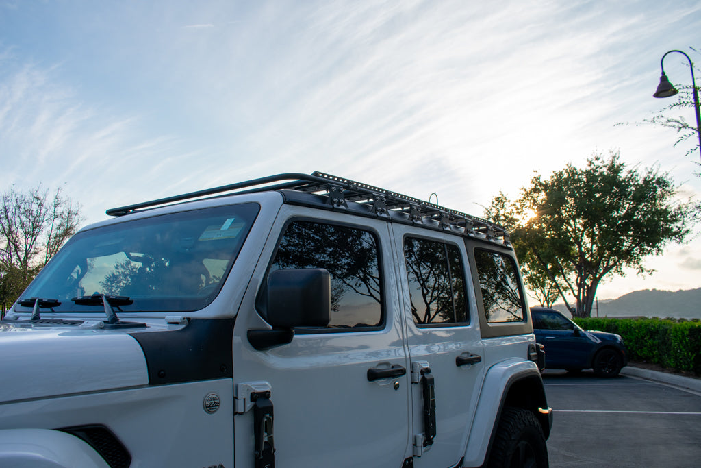 Jeep JL 4 Door Wrangler Full Rack Assembly With Hybrid Death Rails