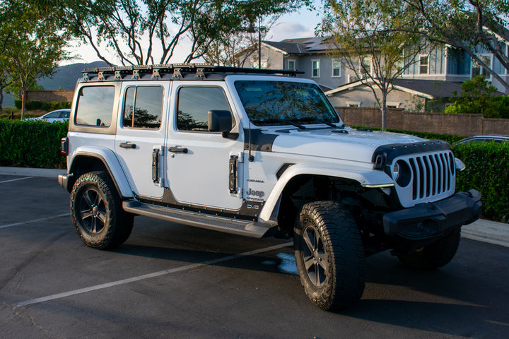 Jeep JL 4 Door Wrangler Full Rack Assembly With Hybrid Death Rails