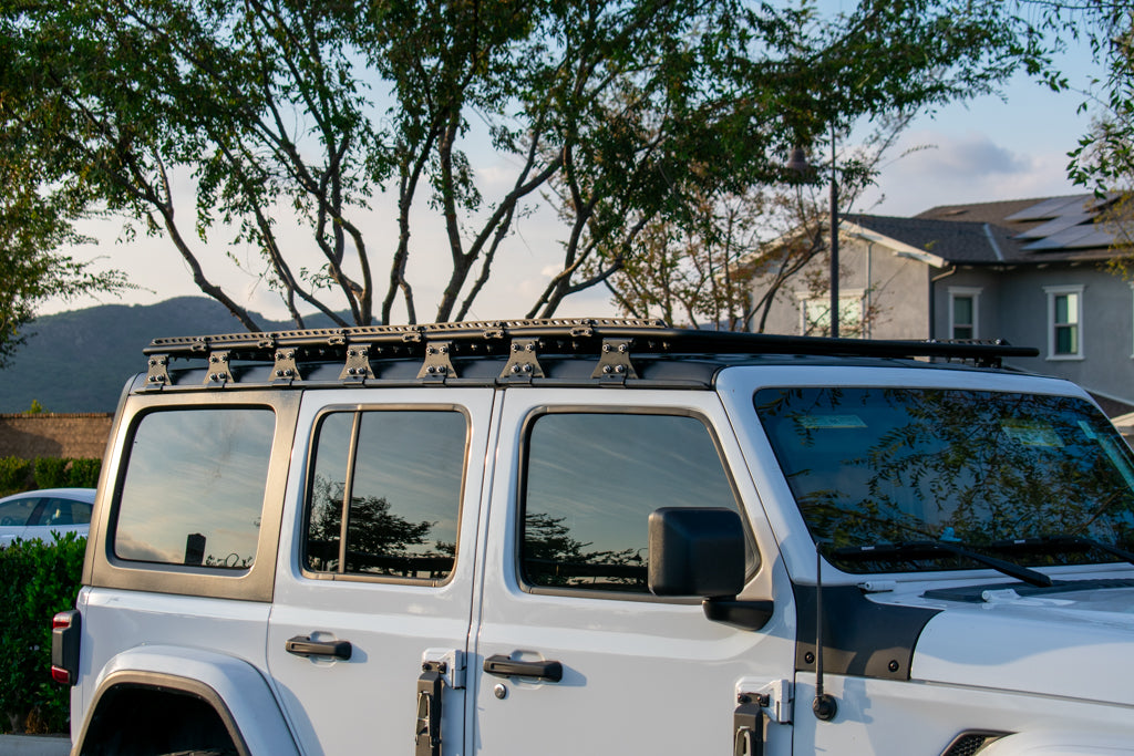 Jeep JL 4 Door Wrangler Full Rack Assembly With Hybrid Death Rails