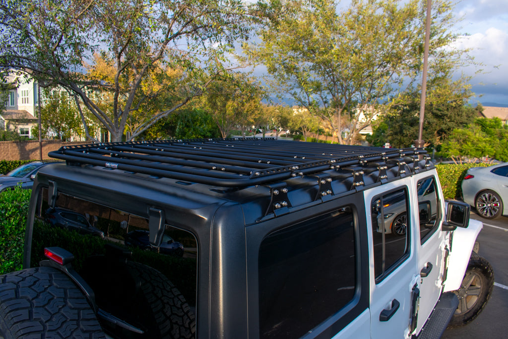 Jeep JL 4 Door Wrangler Full Rack Assembly With Hybrid Death Rails