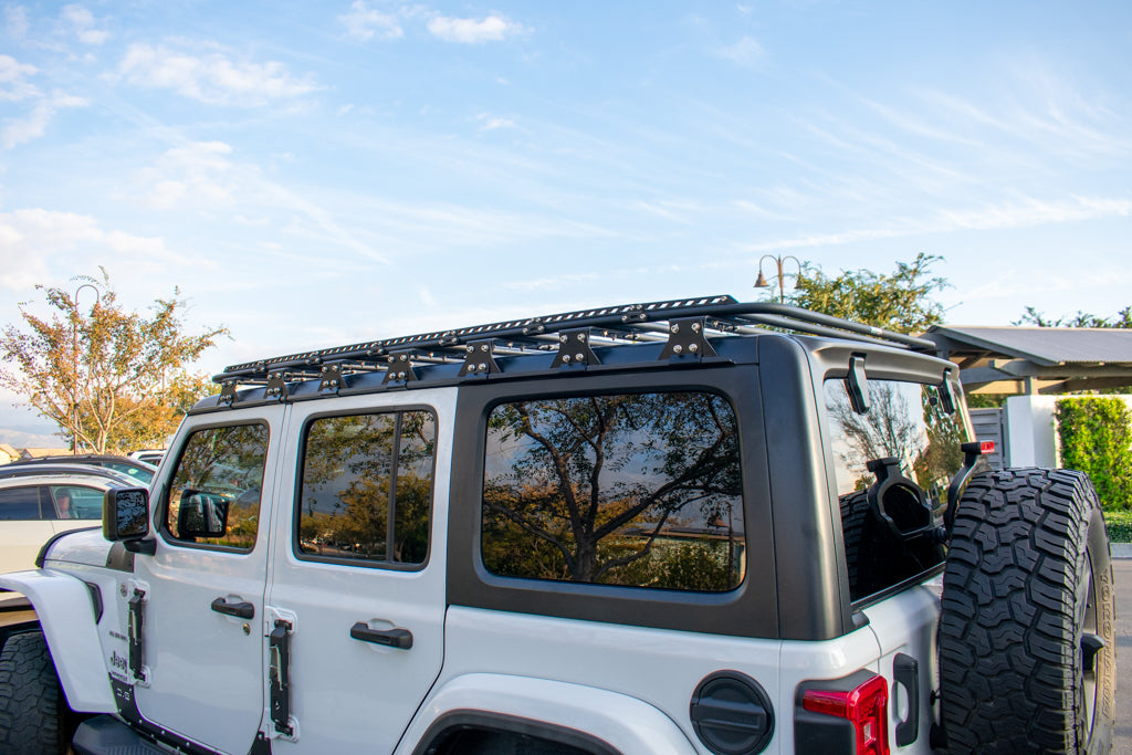 Jeep JL 4 Door Wrangler Full Rack Assembly With Hybrid Death Rails