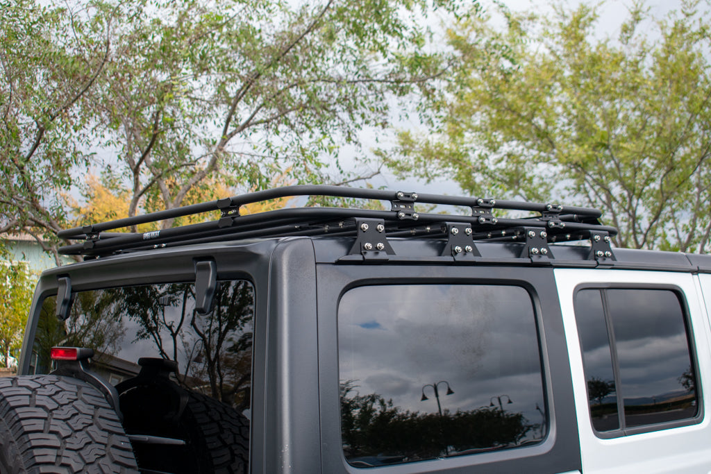 Jeep JL 4 Door Wrangler Half Roof Rack Assembly With DTRs – Zombie Racks
