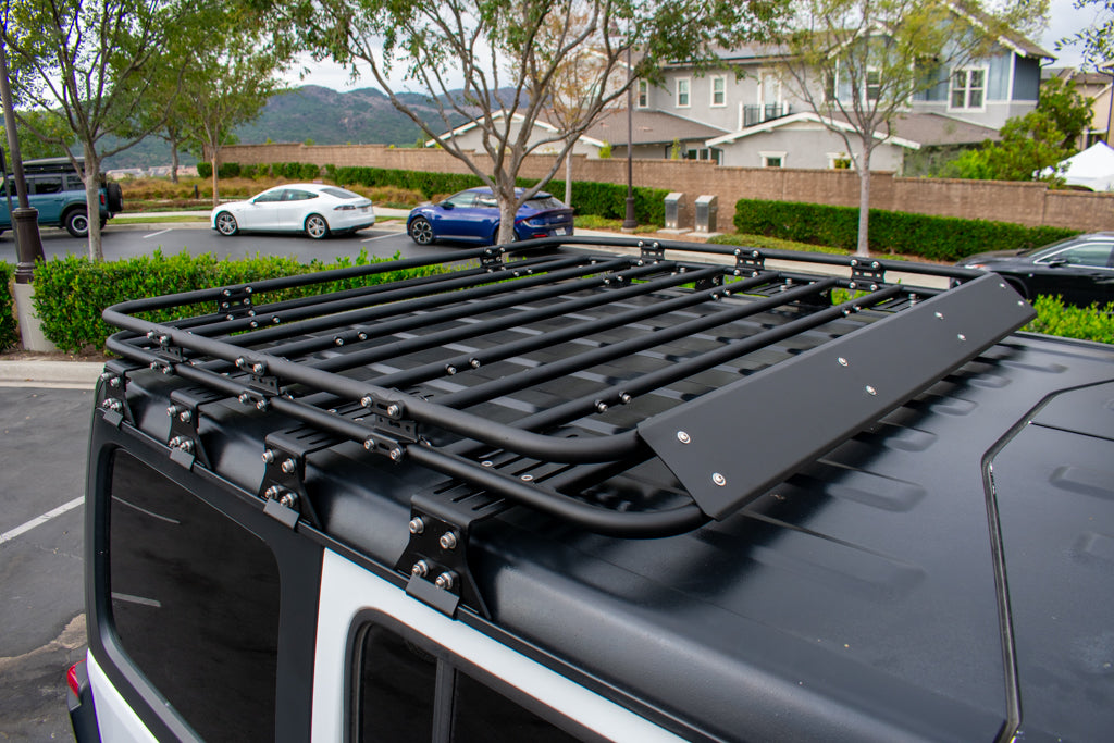 Jeep JL 4 Door Wrangler Half Roof Rack Assembly With DTRs – Zombie