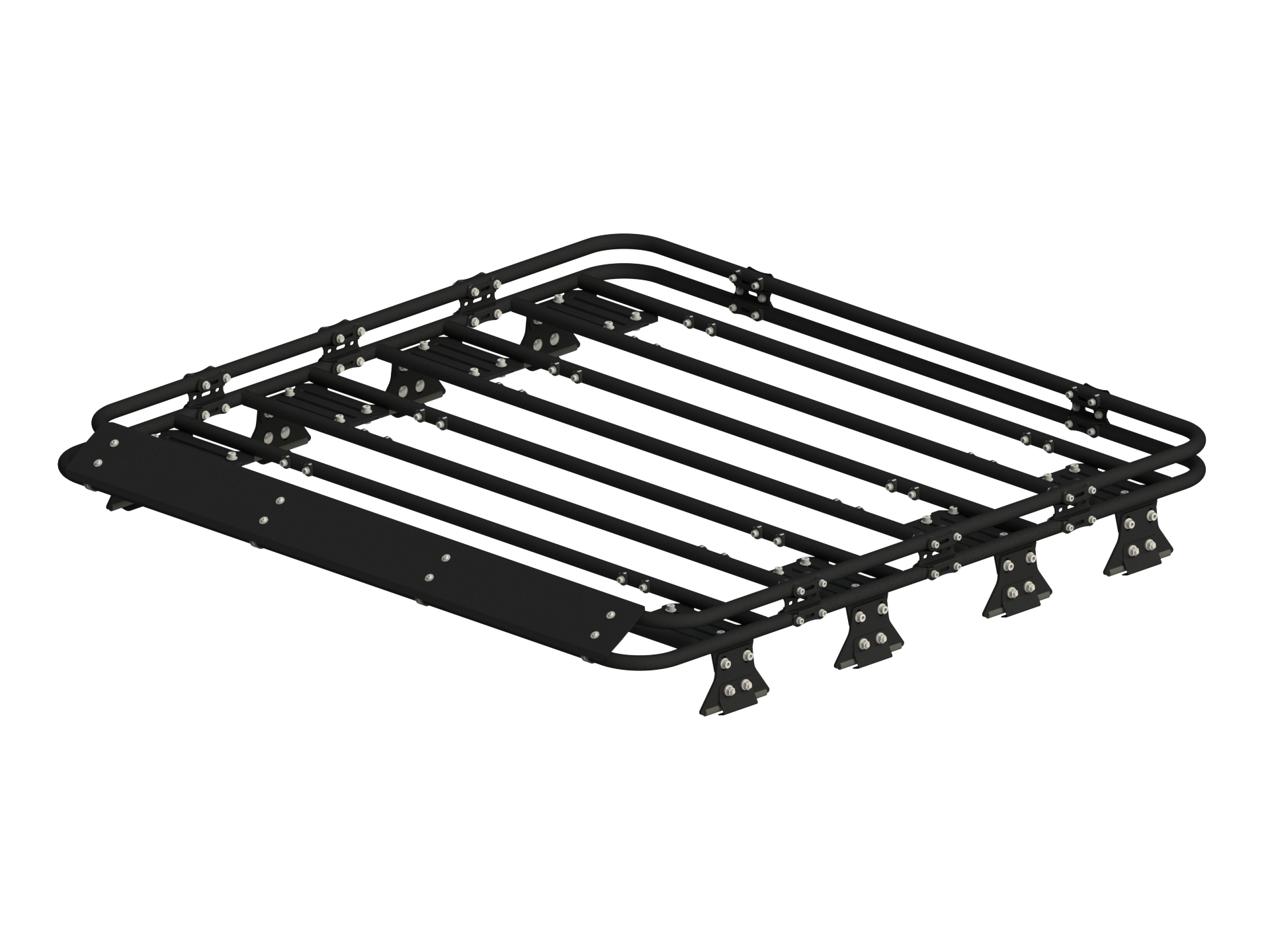 Jeep JL 4 Door Wrangler Half Roof Rack Assembly With DTRs – Zombie