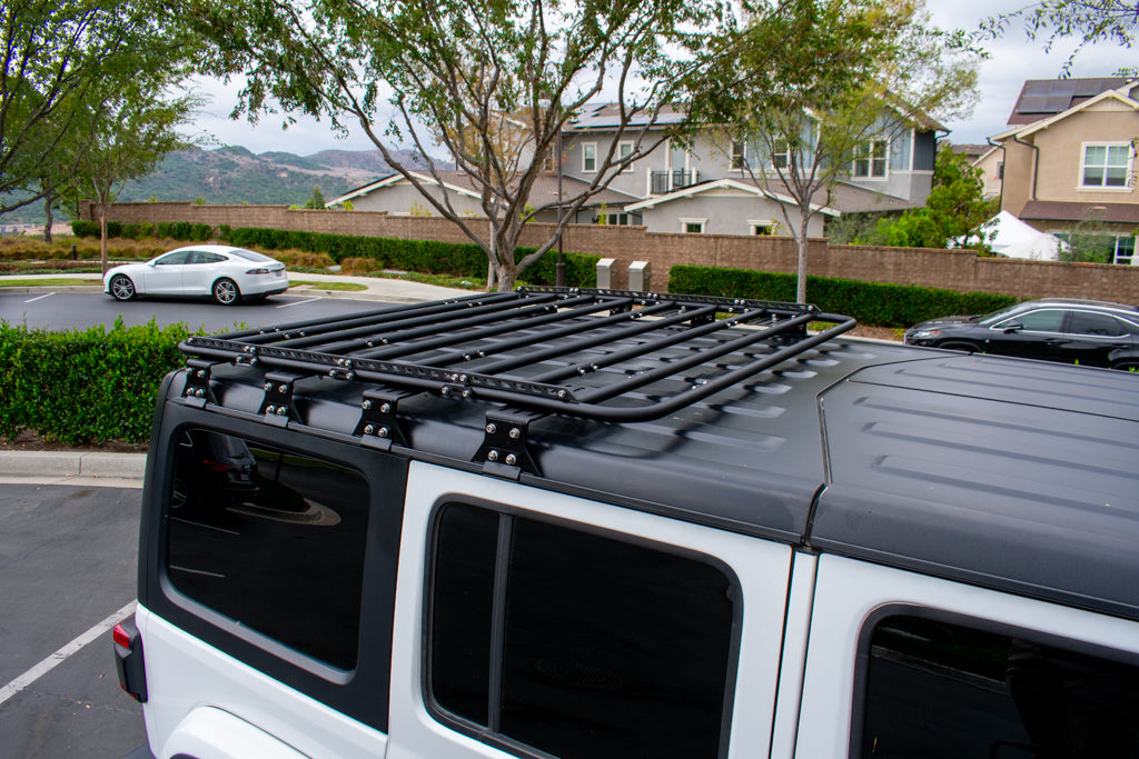 Jeep JL 4 Door Wrangler Half Rack Assembly With Hybrid Death Rails