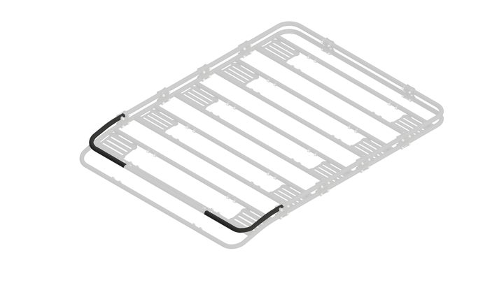 Radius Upper Double Tap Rail Ends